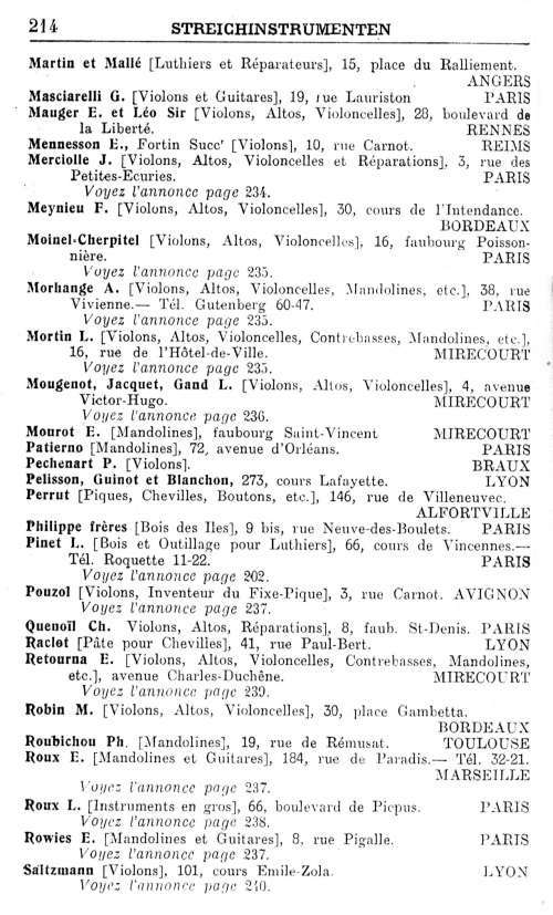 Annuaire de la musique de 1913. page 214.