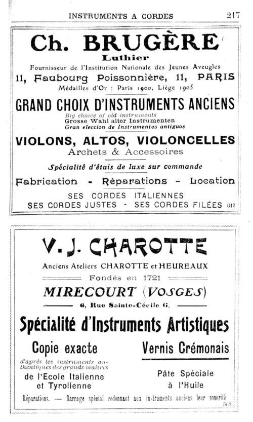 Annuaire de la musique de 1913. page 217.
