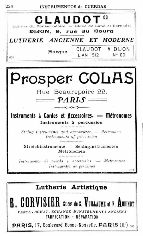 Annuaire de la musique de 1913. page 220.