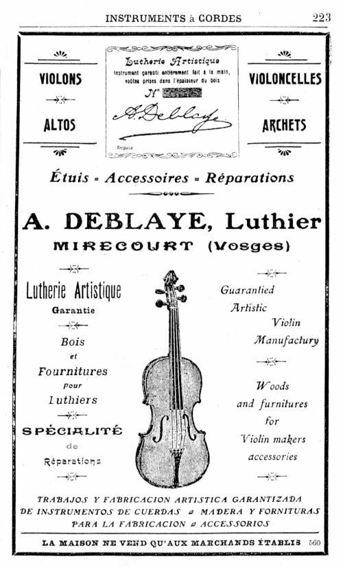 Annuaire de la musique de 1913. page 223.