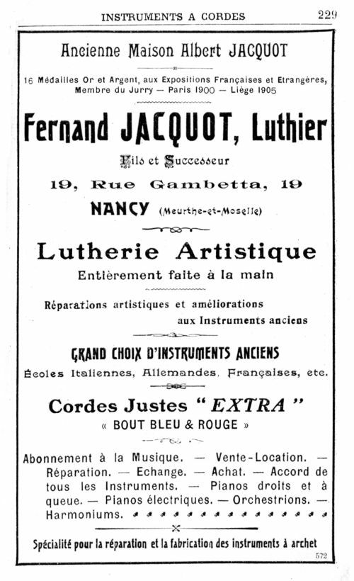 Annuaire de la musique de 1913. page 229.