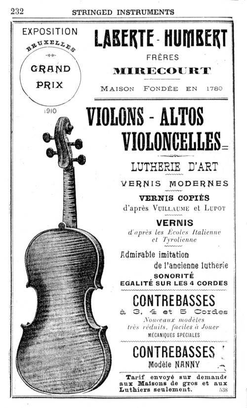 Annuaire de la musique de 1913. page 232.