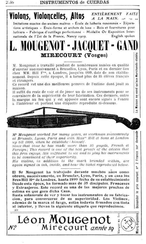 Annuaire de la musique de 1913. page 236.