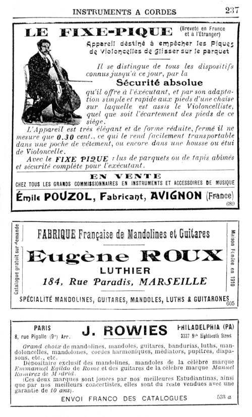 Annuaire de la musique de 1913. page 237.