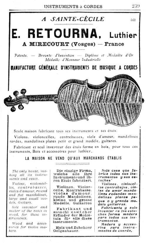 Annuaire de la musique de 1913. page 239.