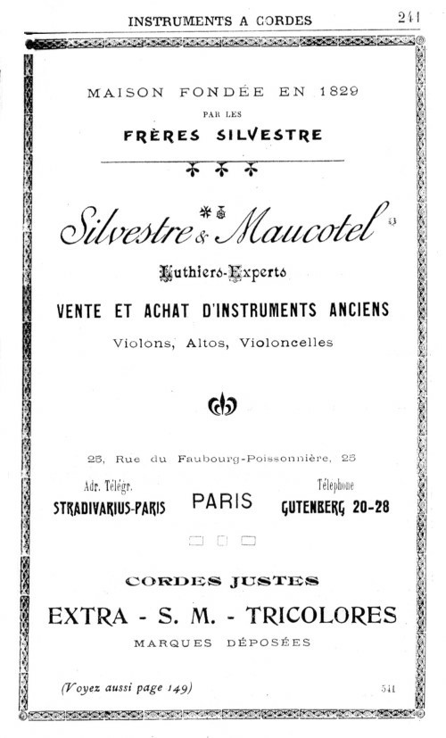 Annuaire de la musique de 1913. page 241.