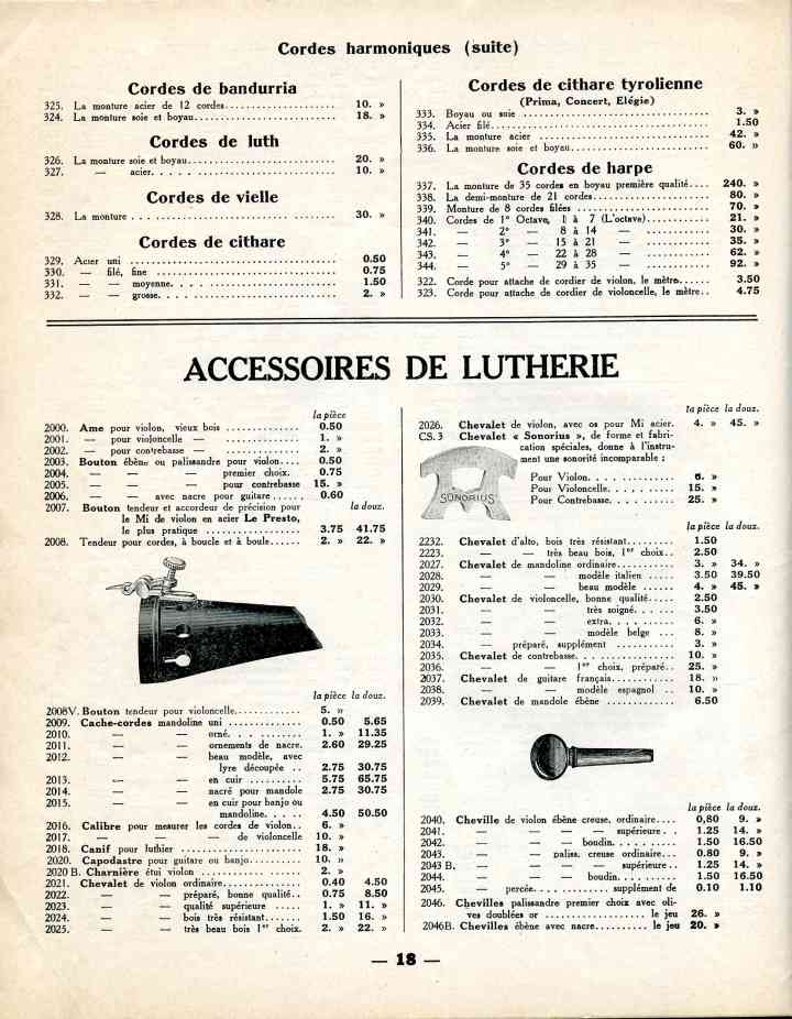 Catalogue Paul Beuscher  Paris.