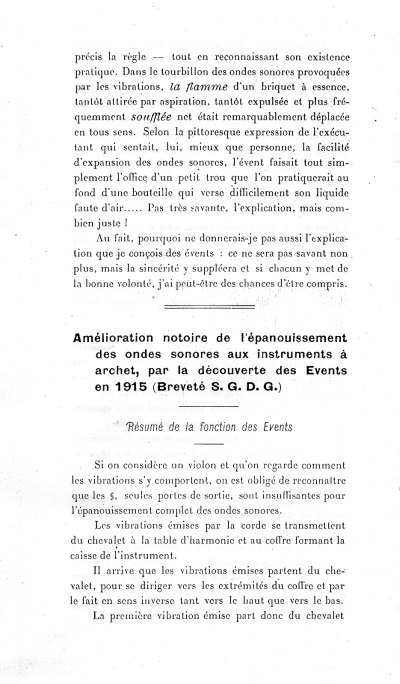 La lutherie pendant la guerre de V.J. Charotte  Mirecourt.
