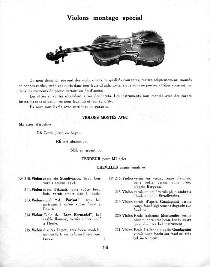 Catalogue Couesnon et Léon Bernardel réunis, 1934.