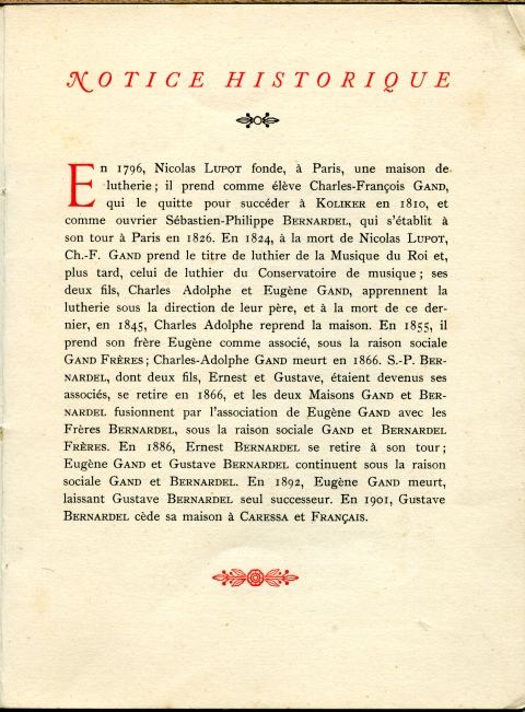 Catalogue et tarif Caressa & Franais  Paris.
