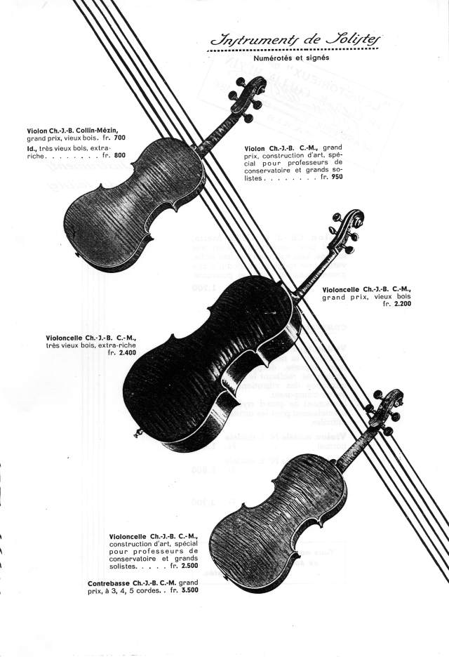 Catalogue Collin-Mzin de 1936.