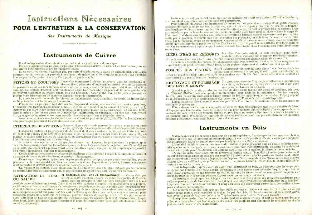 Catalogue Couesnon de 1912.