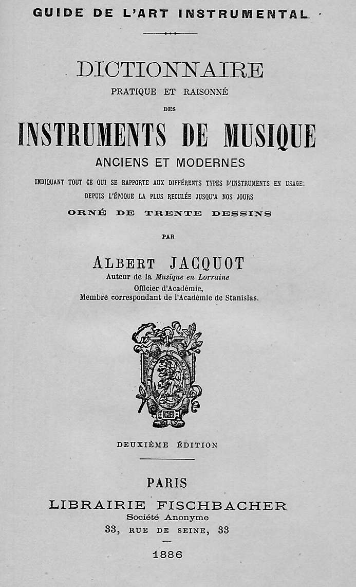 Instruments de musique - La Quinte Juste