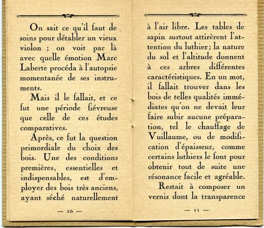 L'clat de la lutherie franaise. Laberte 1920.