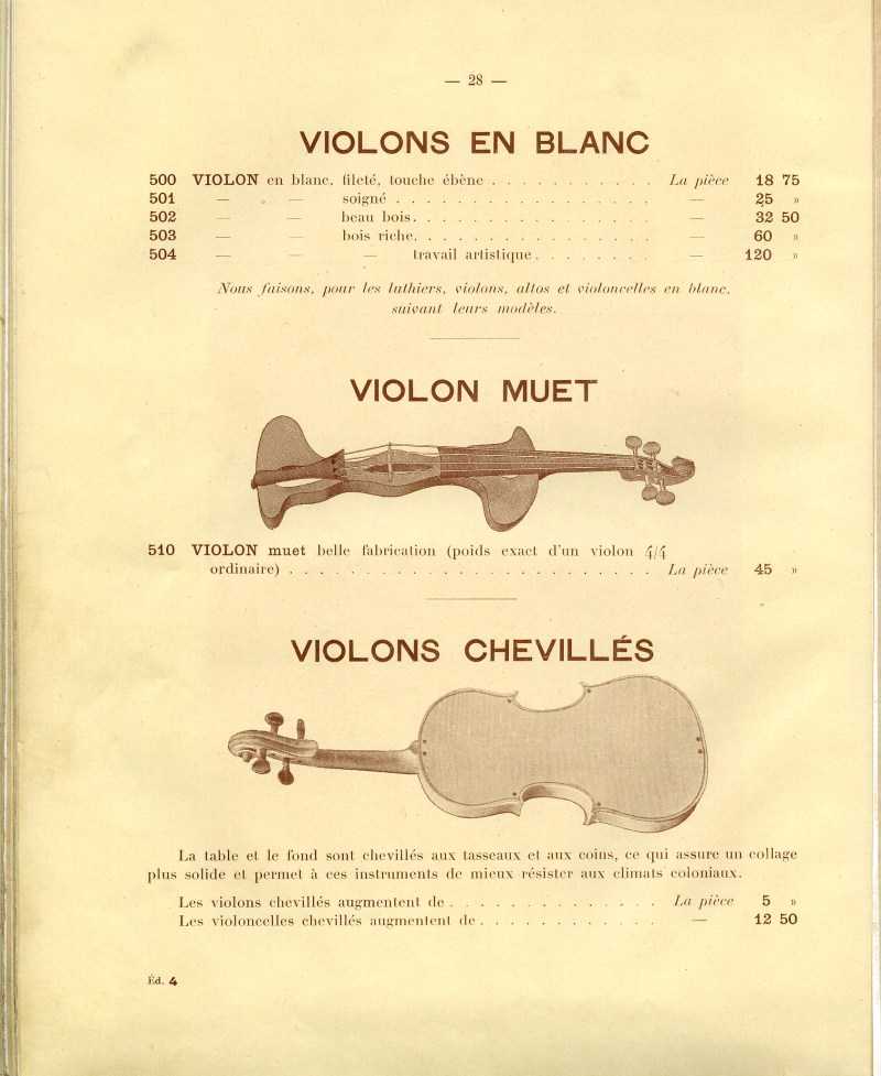 Lot - UN VIOLON 7/8 Mirecourt Bon état Étiquette : P. MARCHAL ANNÉE 1912  Avec un étui et un archet Good condition Labelled : P. MARCHAL AN
