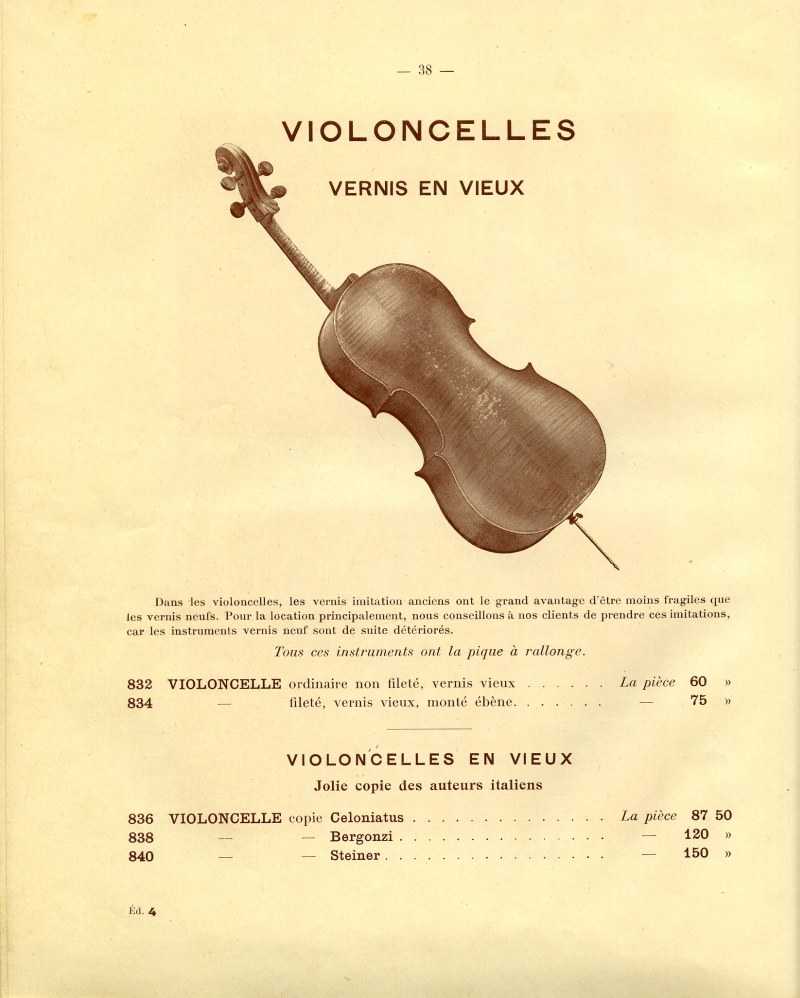 Lot - UN VIOLON 7/8 Mirecourt Bon état Étiquette : P. MARCHAL ANNÉE 1912  Avec un étui et un archet Good condition Labelled : P. MARCHAL AN