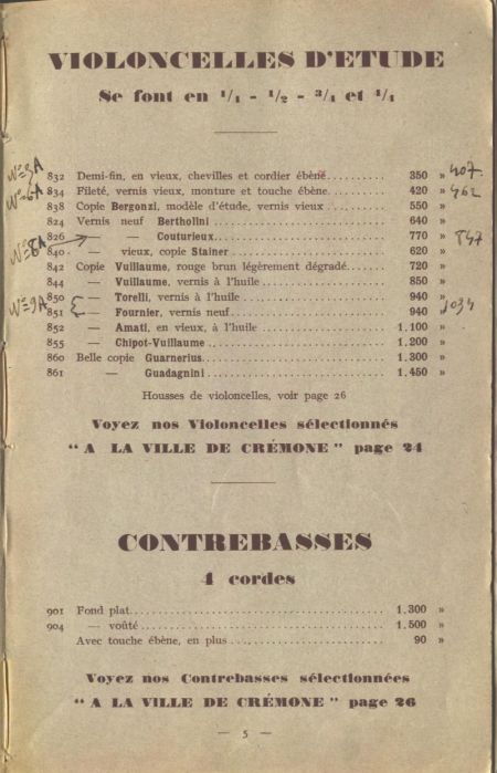 Laberte et Magni, catalogue de 1927.