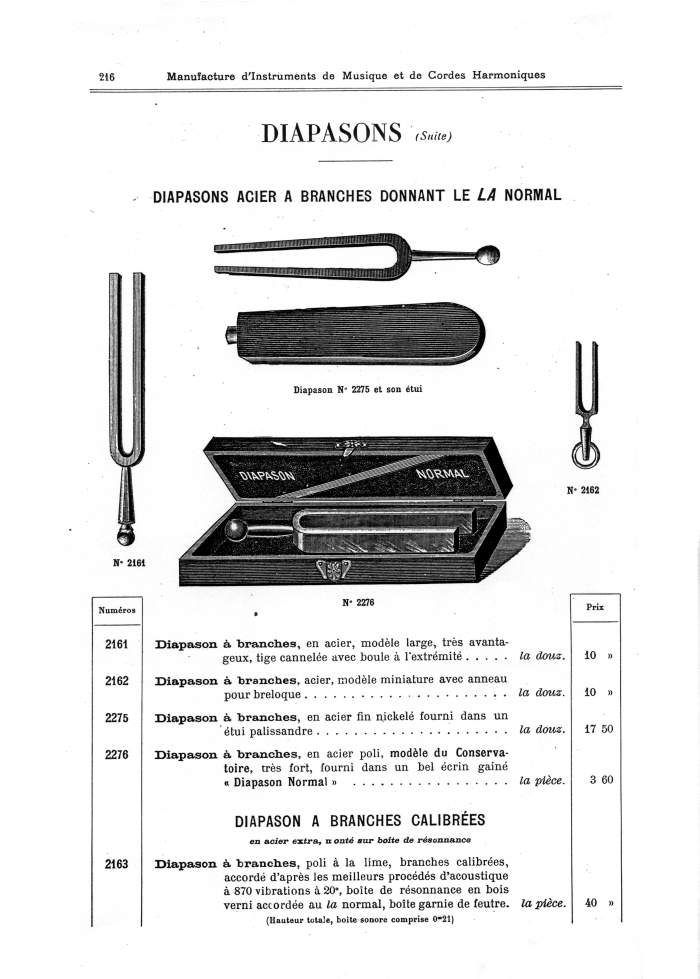 Catalogue 1901 de la maison de lutherie Jrme Thibouville-Lamy  Mirecourt.